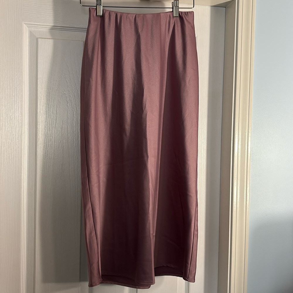Satin Maxi Skirt